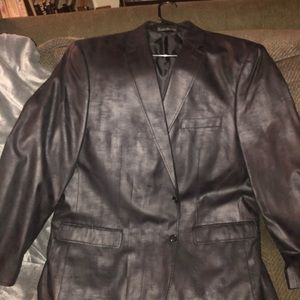 Calvin Klein Men’s Black Shiny Sports Coat
